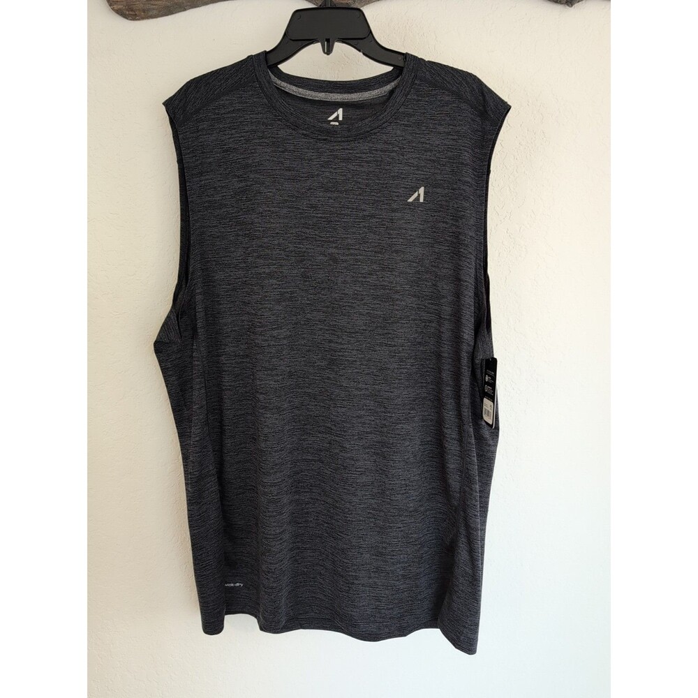 NWT AL1VE men's chunky heather workout muscle tank top Size 2XL